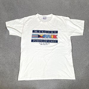 Vintage 90's Alaska T Shirt All Sport Single Stitch Men's Short Sleeve Large